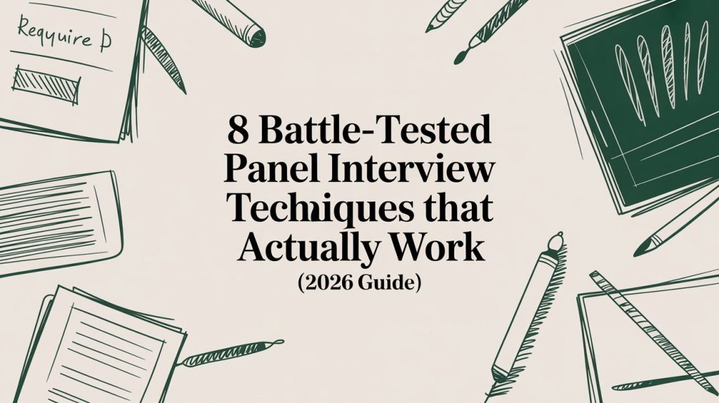 Interview Panel List 8 Battle-Tested Panel Interview Techniques That Actually Work (2026 Guide)