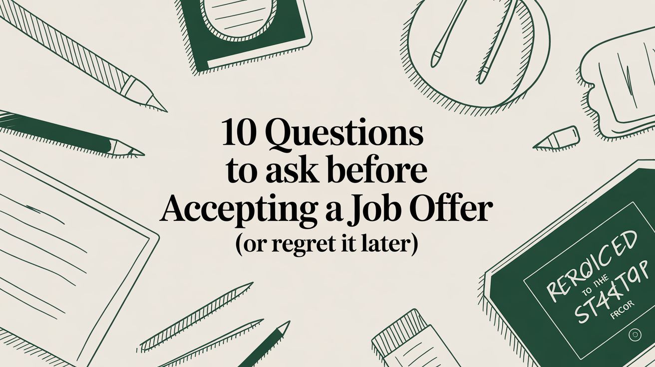 10 Questions to Ask Before Accepting a Job Offer (Or Regret It Later)